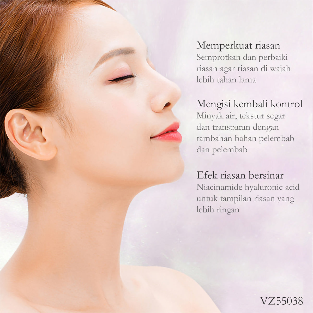 Semprotan Makeup Pink yang Memberikan Efek Glowing