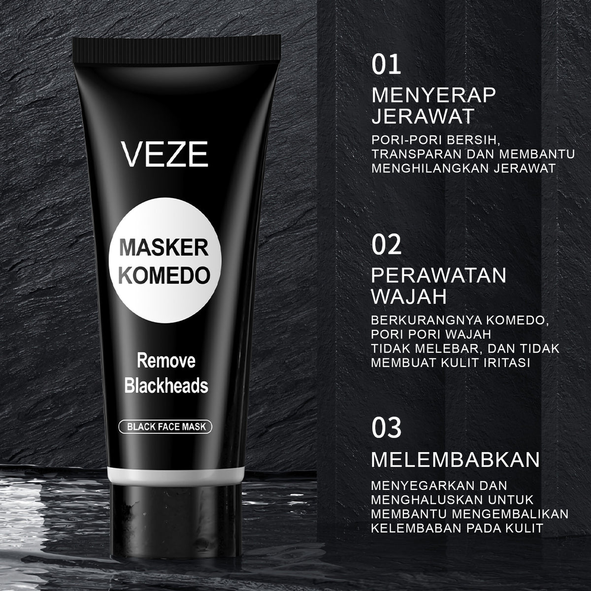 Black Face Mask